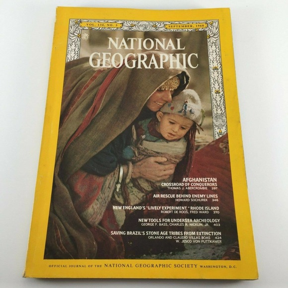 Set of 3 Vintage 1968-69 National Geographic Mags - Picture 4 of 9